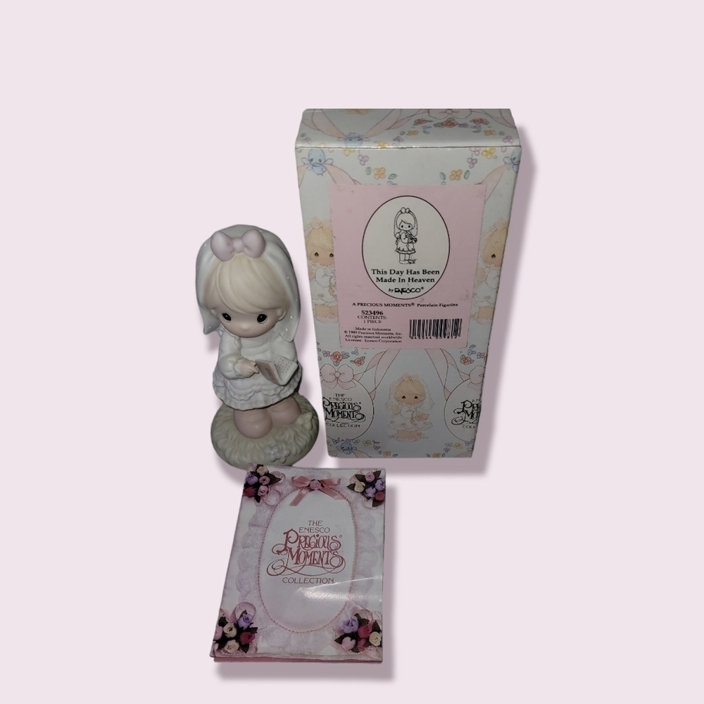Precious Moments This Day Has Been Made in heaven porcelain bisque figurine IOB